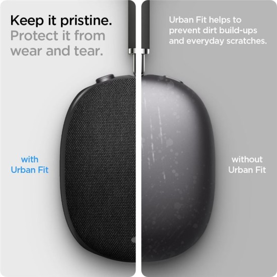 Husa de protectie textila Spigen Urban Fit pentru AirPods Max, neagra (Spigen, Ingredi) by www.silkase.ro Husa de protectie textila Spigen Urban Fit pentru AirPods Max, neagra (Max, ASD02832) by www.silkase.ro