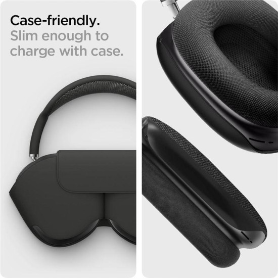 Husa de protectie textila Spigen Urban Fit pentru AirPods Max, neagra (Spigen, Ingredi) by www.silkase.ro Husa de protectie textila Spigen Urban Fit pentru AirPods Max, neagra (Max, ASD02832) by www.silkase.ro