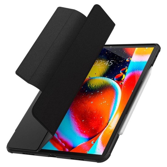 Husa de protectie tableta Spigen, Ultra Hybrid pentru Apple iPad PRO 12.9 2021/ 2022, Negru (Ingredi, ACS02880) by www.silkase.ro