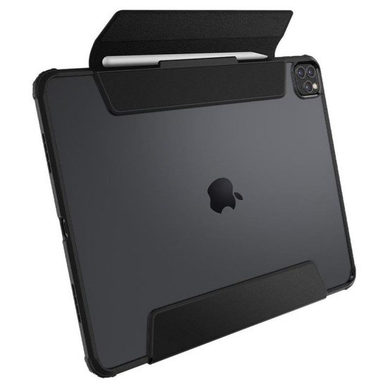 Husa de protectie tableta Spigen, Ultra Hybrid pentru Apple iPad PRO 12.9 2021/ 2022, Negru (Ingredi, ACS02880) by www.silkase.ro