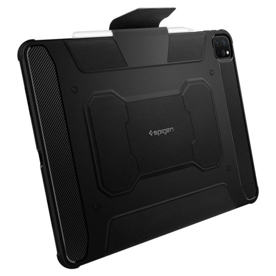 Husa de protectie tableta Spigen, Rugged Armor pentru Apple iPad PRO 12.9 2021/ 2022, Negru (Spigen, Ingredi) by www.silkase.ro Husa de protectie tableta Spigen, Rugged Armor pentru Apple iPad PRO 12.9 2021/ 2022, Negru (Ingredi, ACS02889) by www.silkase.ro