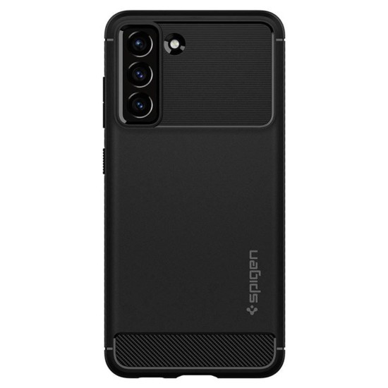Husa pentru Samsung Galaxy S21 FE 5G - Spigen Rugged Armor - Black (Spigen, S21 FE) by www.silkase.ro Husa pentru Samsung Galaxy S21 FE 5G - Spigen Rugged Armor - Black (S21 FE, ACS03049) by www.silkase.ro