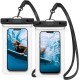 Spigen A601 IPX8 Husa impermeabila pentru 2 persoane pentru telefon de maxim 8 inci, transparent-negru (Spigen, Accesorii telefoane) by www.silkase.ro Spigen A601 IPX8 Husa impermeabila pentru 2 persoane pentru telefon de maxim 8 inci, transparent-negru (Huse Waterproof și Subacvatice, AMP03098) by www.silkase.ro