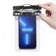 Spigen A601 IPX8 Husa impermeabila pentru 2 persoane pentru telefon de maxim 8 inci, transparent-negru (Spigen, Accesorii telefoane) by www.silkase.ro Spigen A601 IPX8 Husa impermeabila pentru 2 persoane pentru telefon de maxim 8 inci, transparent-negru (Huse Waterproof și Subacvatice, AMP03098) by www.silkase.ro