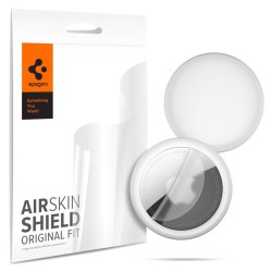 Set 4 folii de protectie Spigen AirSkin Shield HD pentru Apple AirTag, transparente