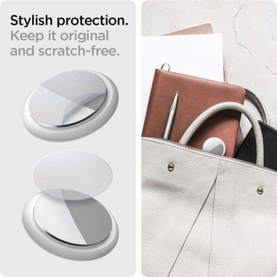 Set 4 folii de protectie Spigen AirSkin Shield HD pentru Apple AirTag, transparente (Spigen, Ingredi) by www.silkase.ro Set 4 folii de protectie Spigen AirSkin Shield HD pentru Apple AirTag, transparente (Ingredi, AFL03151) by www.silkase.ro