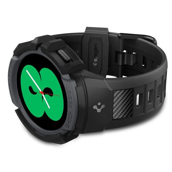 Curea Ceas Spigen Rugged Armor Compatibila Cu Samsung Galaxy Watch 4 40mm, Charocal Grey (Spigen, Ingredi) by www.silkase.ro Curea Ceas Spigen Rugged Armor Compatibila Cu Samsung Galaxy Watch 4 40mm, Charocal Grey (Ingredi, ACS03165) by www.silkase.ro