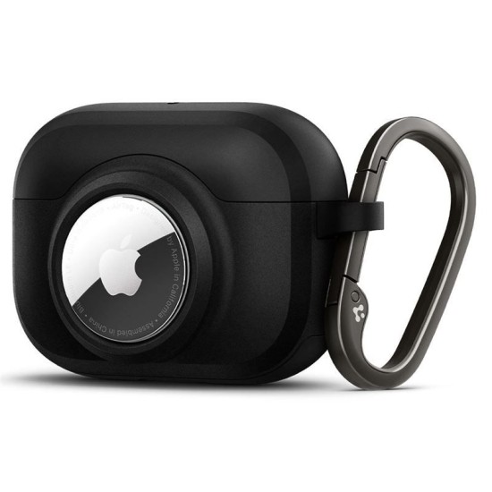 Husa Spigen Tag Armor Duo compatibila cu Apple AirPods Pro si AirTag Black (Ingredi, ACS03167) by www.silkase.ro