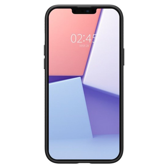 Husa de protectie Spigen Liquid Air pentru iPhone 13 Pro Max, Matte Black (iPhone 13 Pro Max, ACS03201) by www.silkase.ro