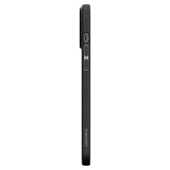 Husa de protectie Spigen Liquid Air pentru iPhone 13 Pro Max, Matte Black (iPhone 13 Pro Max, ACS03201) by www.silkase.ro