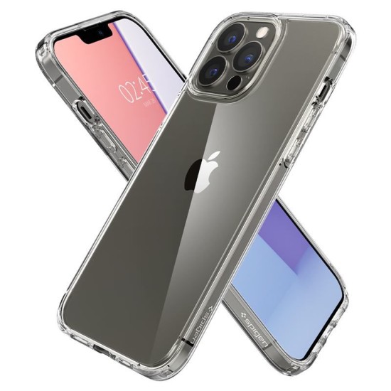 Husa de protectie hibrida Spigen Ultra Hybrid pentru iPhone 13 Pro Max, transparenta (Spigen, Ingredi) by www.silkase.ro Husa de protectie hibrida Spigen Ultra Hybrid pentru iPhone 13 Pro Max, transparenta (iPhone 13 Pro Max, ACS03204) by www.silkase.ro