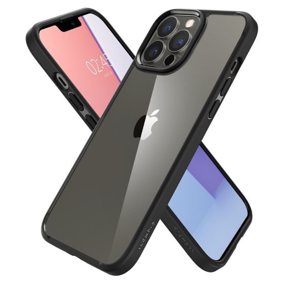 Husa Spigen Ultra Hybrid compatibila cu iPhone 13 Pro Max Matte Black (Spigen, iPhone 13 Pro Max) by www.silkase.ro Husa Spigen Ultra Hybrid compatibila cu iPhone 13 Pro Max Matte Black (iPhone 13 Pro Max, ACS03205) by www.silkase.ro