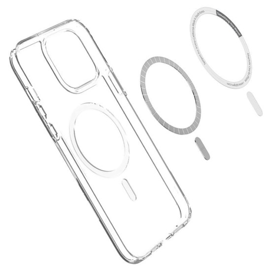 Husa Spigen Ultra Hybrid MagSafe compatibila cu iPhone 13 Pro Max White (Spigen, iPhone 13 Pro Max) by www.silkase.ro Husa Spigen Ultra Hybrid MagSafe compatibila cu iPhone 13 Pro Max White (iPhone 13 Pro Max, ACS03210) by www.silkase.ro