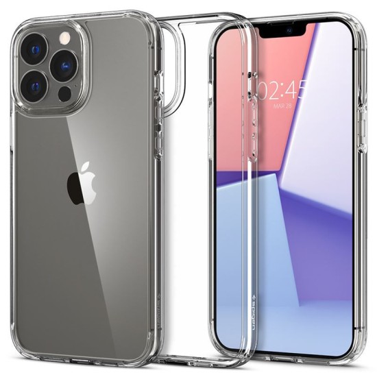 Husa Spigen Ultra Hybrid compatibila cu iPhone 13 Pro Crystal Clear (Spigen, iPhone 13 Pro) by www.silkase.ro Husa Spigen Ultra Hybrid compatibila cu iPhone 13 Pro Crystal Clear (iPhone 13 Pro, ACS03261) by www.silkase.ro