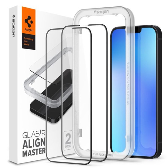 Set 2 folii de sticla Spigen tR Align Master cu rama de montaj pentru iPhone 16e/14/13/13 Pro (Spigen, Ingredi) by www.silkase.ro Set 2 folii de sticla Spigen tR Align Master cu rama de montaj pentru iPhone 17e/16e/14/13/13 Pro (iPhone 17e, AGL03387) by www.silkase.ro