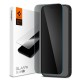 Folie sticla Case friendly Spigen Glass FC compatibila cu iPhone 13/13 Pro/14/16e Black (Ingredi, AGL03392) by www.silkase.ro
