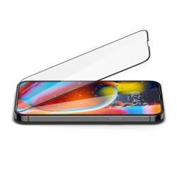 Folie sticla Case friendly Spigen Glass FC compatibila cu iPhone 13/13 Pro/14/16e Black Folie sticla Case friendly Spigen Glass FC compatibila cu iPhone 13/13 Pro/14/16e Black
