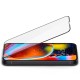 Folie sticla Case friendly Spigen Glass FC compatibila cu iPhone 13 Mini Black (Ingredi, AGL03404) by www.silkase.ro