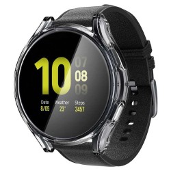 Husa pentru Samsung Galaxy Watch 4, 5 (44mm) - Spigen Ultra Hybrid - Crystal Clear