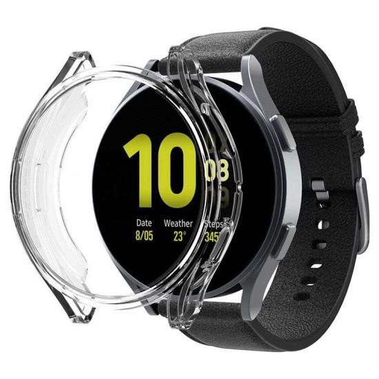 Husa pentru Samsung Galaxy Watch 4, 5 (44mm) - Spigen Ultra Hybrid - Crystal Clear (Spigen, Ingredi) by www.silkase.ro Husa pentru Samsung Galaxy Watch 4, 5 (44mm) - Spigen Ultra Hybrid - Crystal Clear (Ingredi, ACS03475) by www.silkase.ro