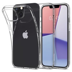 Husa Spigen Liquid Crystal compatibila cu iPhone 13 Crystal Clear