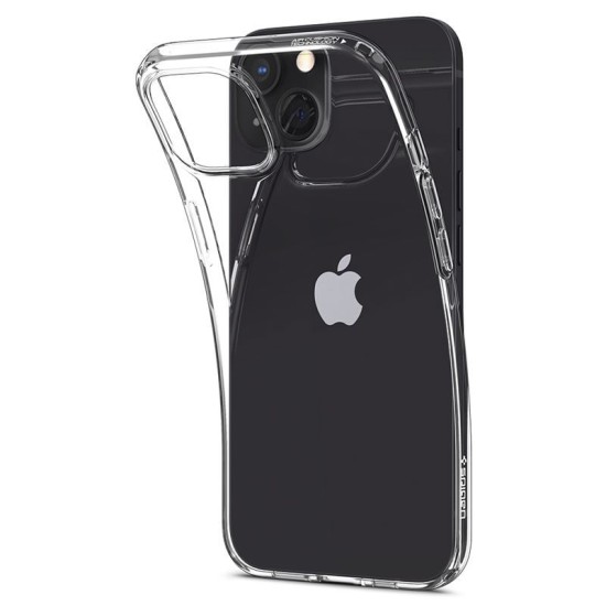 Husa Spigen Liquid Crystal compatibila cu iPhone 13 Crystal Clear (iPhone 13, ACS03515) by www.silkase.ro