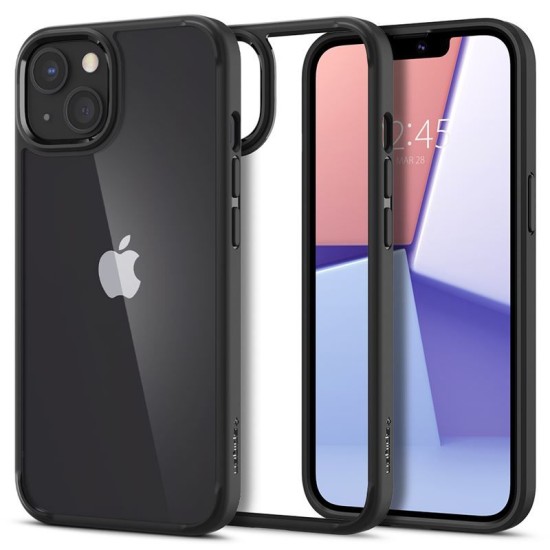 Husa de protectie Spigen pentru iPhone 13, Matte Black (iPhone 13, ACS03523) by www.silkase.ro