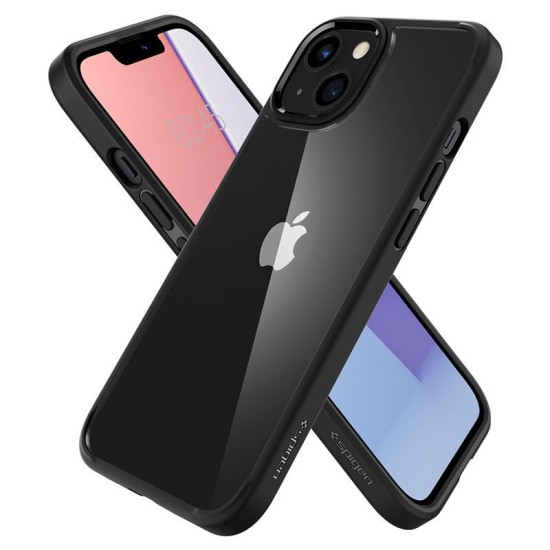 Husa de protectie Spigen pentru iPhone 13, Matte Black (iPhone 13, ACS03523) by www.silkase.ro