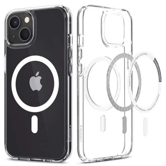 Husa Spigen Ultra Hybrid MagSafe compatibila cu iPhone 13 White (Spigen, iPhone 13) by www.silkase.ro Husa Spigen Ultra Hybrid MagSafe compatibila cu iPhone 13 White (iPhone 13, ACS03528) by www.silkase.ro