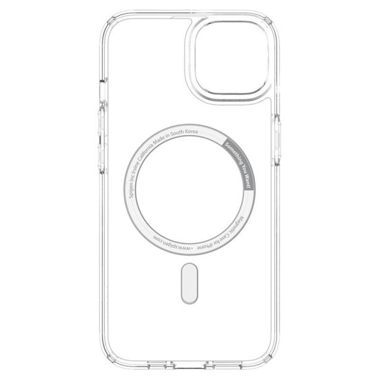 Husa Spigen Ultra Hybrid MagSafe compatibila cu iPhone 13 White (Spigen, iPhone 13) by www.silkase.ro Husa Spigen Ultra Hybrid MagSafe compatibila cu iPhone 13 White (iPhone 13, ACS03528) by www.silkase.ro