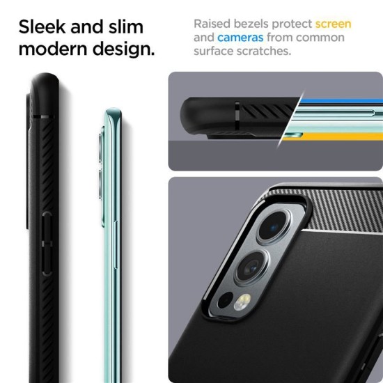 Husa telefon pentru Oneplus Nord 2 5G, Rugged Armor, Spigen, negru (Spigen, Nord 2) by www.silkase.ro Husa telefon pentru Oneplus Nord 2 5G, Rugged Armor, Spigen, negru (Nord 2, ACS03663) by www.silkase.ro