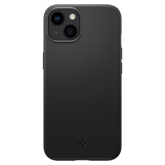 Husa slim Spigen Thin Fit compatibila cu iPhone 13 Black (iPhone 13, ACS03677) by www.silkase.ro