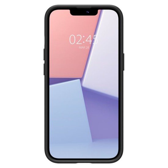 Husa slim Spigen Thin Fit compatibila cu iPhone 13 Black (iPhone 13, ACS03677) by www.silkase.ro
