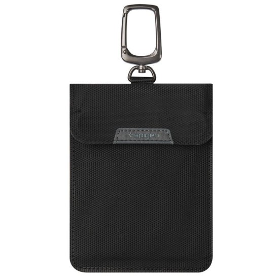 Husa de protectie cheie auto cu blocare semnal RFID Spigen Klasden Pouch, neagra (Spigen, Ingredi) by www.silkase.ro Husa de protectie cheie auto cu blocare semnal RFID Spigen Klasden Pouch, neagra (Accesorii auto, AFA03754) by www.silkase.ro