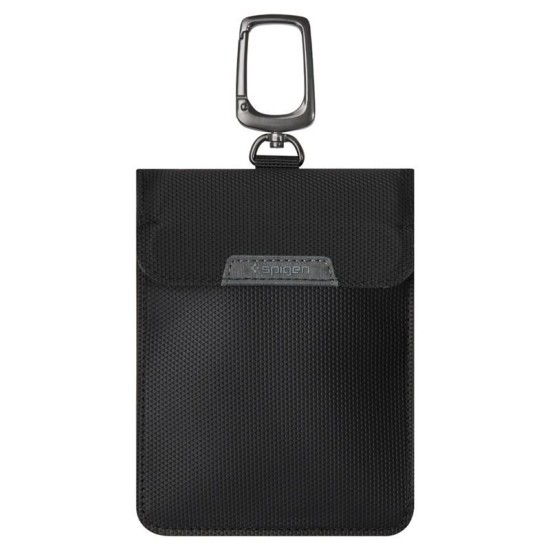 Husa de protectie cheie auto cu blocare semnal RFID Spigen Klasden Pouch, neagra (Spigen, Ingredi) by www.silkase.ro Husa de protectie cheie auto cu blocare semnal RFID Spigen Klasden Pouch, neagra (Accesorii auto, AFA03754) by www.silkase.ro