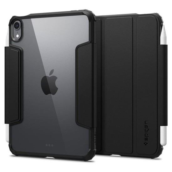Husa Spigen Ultra Hybrid Pro compatibila cu iPad Mini 6 (2021) Black (Ingredi, ACS03765) by www.silkase.ro