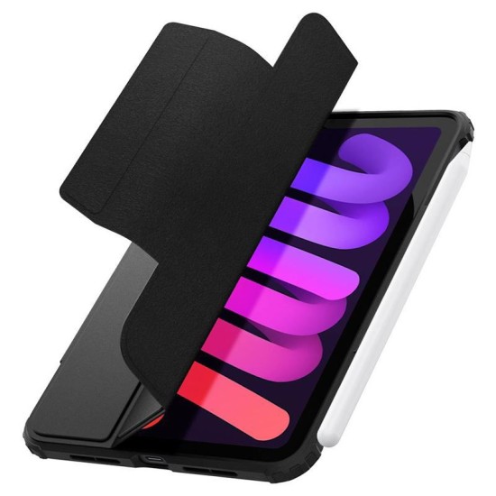 Husa Spigen Ultra Hybrid Pro compatibila cu iPad Mini 6 (2021) Black (Ingredi, ACS03765) by www.silkase.ro