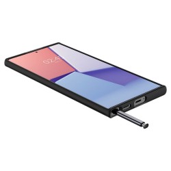 Husa Spigen Thin Fit pentru Samsung Galaxy S22 Ultra Negru Husa Spigen Thin Fit pentru Samsung Galaxy S22 Ultra Negru