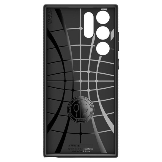 Husa Spigen Liquid Air compatibila cu Samsung Galaxy S22 Ultra Matte Black (Spigen, S21 Ultra) by www.silkase.ro Husa Spigen Liquid Air compatibila cu Samsung Galaxy S22 Ultra Matte Black (S21 Ultra, ACS03915) by www.silkase.ro