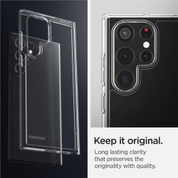 Husa Spigen Ultra Hybrid pentru Samsung Galaxy S22 Ultra Transparent Husa Spigen Ultra Hybrid pentru Samsung Galaxy S22 Ultra Transparent