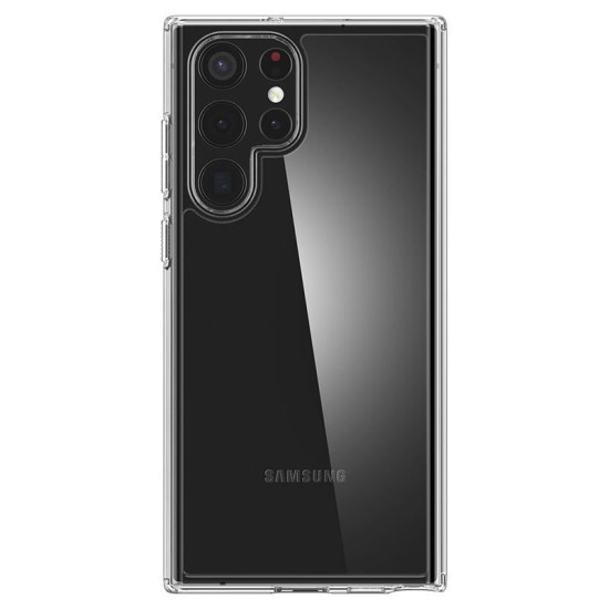 Husa Spigen Ultra Hybrid pentru Samsung Galaxy S22 Ultra Transparent (Spigen, S21 Ultra) by www.silkase.ro Husa Spigen Ultra Hybrid pentru Samsung Galaxy S22 Ultra Transparent (S21 Ultra, ACS03918) by www.silkase.ro
