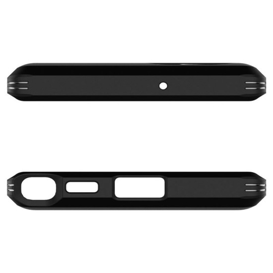 Husa Spigen Tough Armor compatibila cu Samsung Galaxy S22 Ultra Black (S21 Ultra, ACS03923) by www.silkase.ro