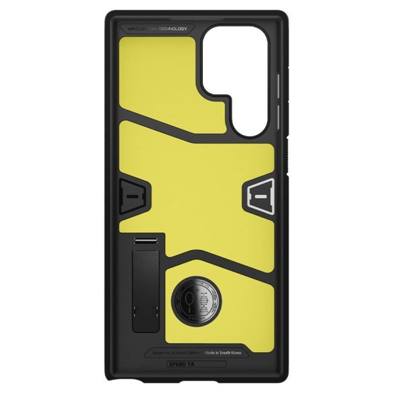 Husa Spigen Tough Armor compatibila cu Samsung Galaxy S22 Ultra Black (S21 Ultra, ACS03923) by www.silkase.ro