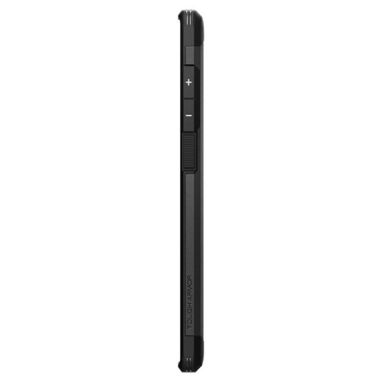 Husa Spigen Tough Armor compatibila cu Samsung Galaxy S22 Ultra Black (S21 Ultra, ACS03923) by www.silkase.ro