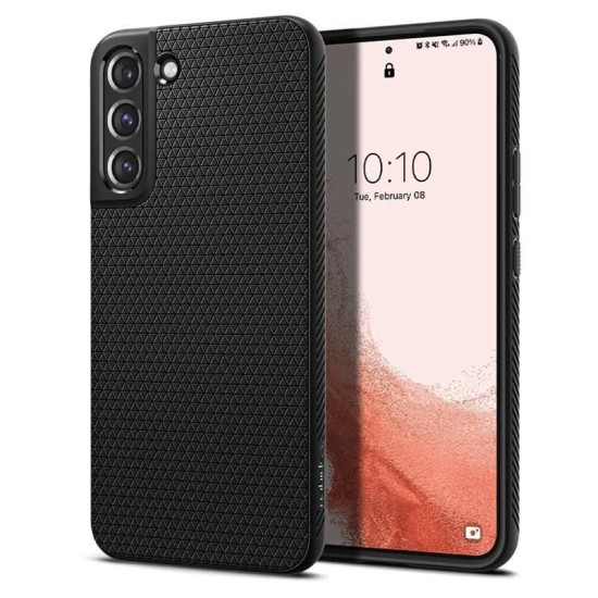 Husa Spigen Liquid Air pentru Samsung Galaxy S22+ Plus Negru Mat (Spigen, S21 Plus) by www.silkase.ro Husa Spigen Liquid Air pentru Samsung Galaxy S22+ Plus Negru Mat (S21 Plus, ACS03953) by www.silkase.ro
