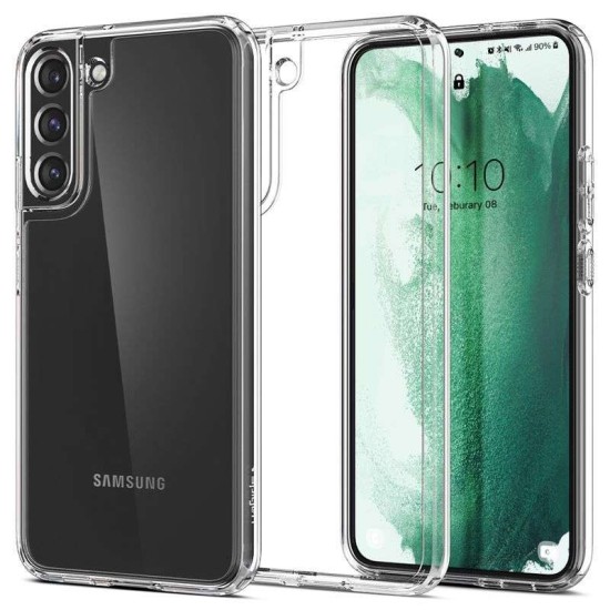 Husa Spigen Ultra Hybrid compatibila cu Samsung Galaxy S22 Plus Crystal Clear (S21 Plus, ACS03954) by www.silkase.ro