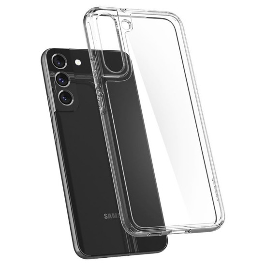 Husa Spigen Ultra Hybrid compatibila cu Samsung Galaxy S22 Plus Crystal Clear (S21 Plus, ACS03954) by www.silkase.ro