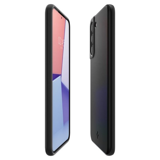 Husa telefon Spigen Thin Fit, neagra, ultra subtire 1.55mm, pentru Galaxy S22 (Spigen, S22) by www.silkase.ro Husa telefon Spigen Thin Fit, neagra, ultra subtire 1.55mm, pentru Galaxy S22 (S22, ACS03983) by www.silkase.ro
