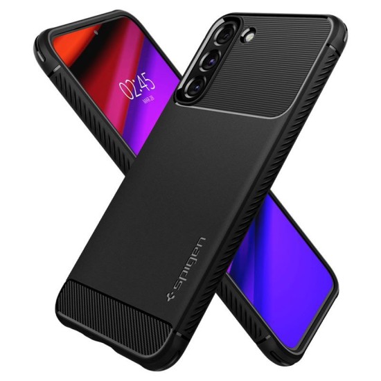 Husa pentru Samsung Galaxy S22 5G - Spigen Rugged Armor - Black (Spigen, S22) by www.silkase.ro Husa pentru Samsung Galaxy S22 5G - Spigen Rugged Armor - Black (S22, ACS03986) by www.silkase.ro