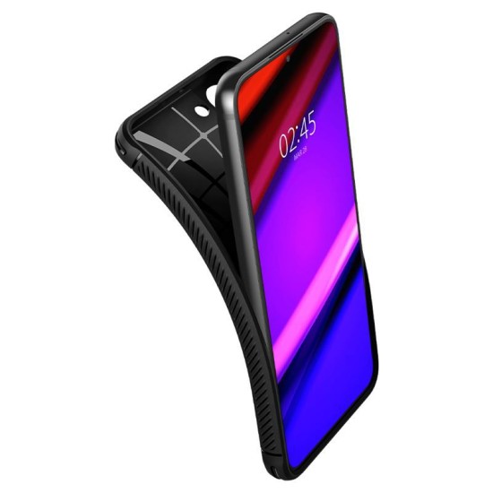 Husa pentru Samsung Galaxy S22 5G - Spigen Rugged Armor - Black (Spigen, S22) by www.silkase.ro Husa pentru Samsung Galaxy S22 5G - Spigen Rugged Armor - Black (S22, ACS03986) by www.silkase.ro